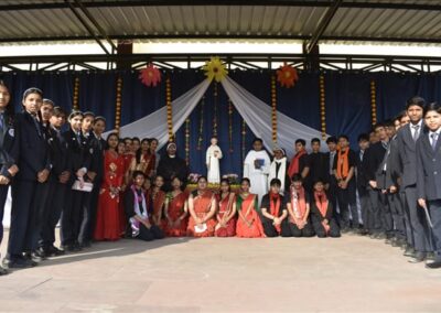 Assembly on St Chavara Mount Carmel convent school, Bagrana