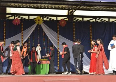 Assembly on St Chavara Mount Carmel convent school, Bagrana