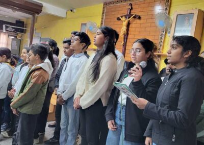 Assembly on St. Kuriakose Elias Chavara at St. Peters school 16A