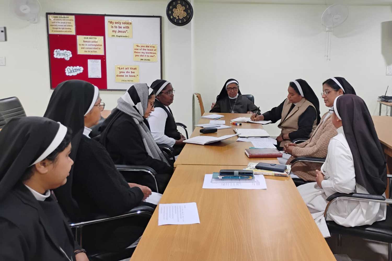 Batchgathering 1999- 2009 with Postulant Mistress Sr. Lilly Jose