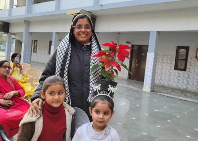 Christmas celebration at Hindi Medium school, Faridabad 16A (2025)