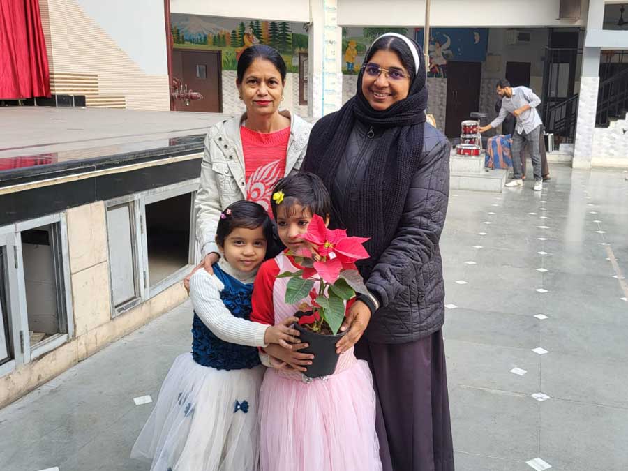 Christmas celebration at Hindi Medium school, Faridabad 16A (2025)