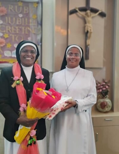 Ruby Jubilee celebration of Sr.Anila at Regional House