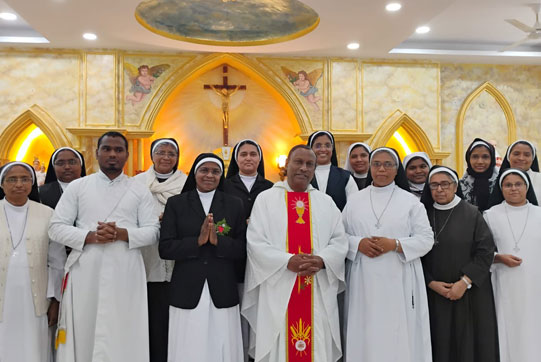 Sonal and Sneha entered candidacy on 16th July 2025, with Sr. Sherin assigned as their formator