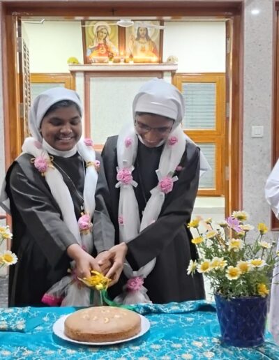 Renewal of Vows of Sr. Karina and Sr. Rajshree