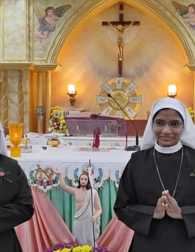 Renewal of Vows of Sr. Karina and Sr. Rajshree