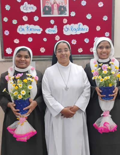 Renewal of Vows of Sr. Karina and Sr. Rajshree